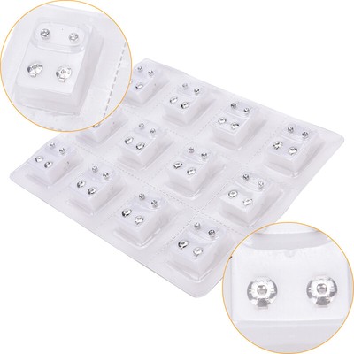 12 Pairs Alloy Piercing Tool Kit Ear Piercing Gun Earing For Piercing Toolsy1TS