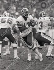 DOUG WILLIAMS - WASHINGTON REDSKINS - Vintage 35mm Football B&W Negative  6.1d