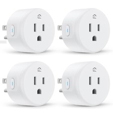 Enchufes Inteligentes Wi-fi Outlet 4 Pack - E...