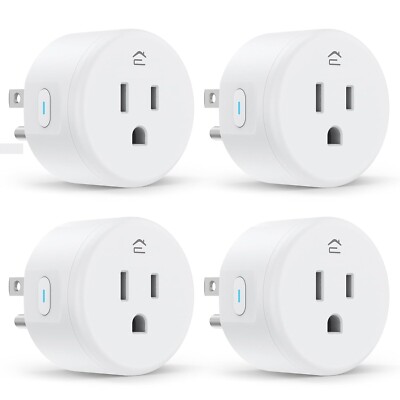 Enchufes Inteligentes Wi-fi Outlet 4 Pack - Enchufes Inteligentes Que Funcio...