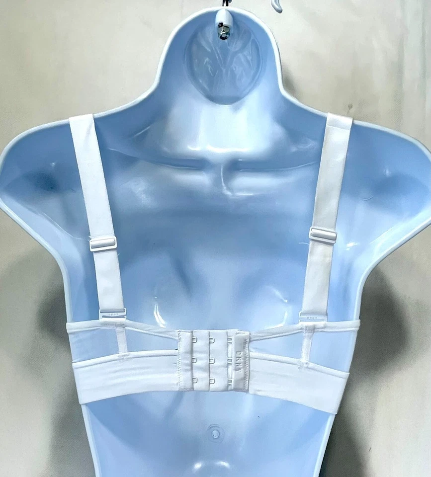 NWT DKNY Women's 32B Sheers Strapless Mesh Underwire Bra DK4939 White - Image 3 of 4