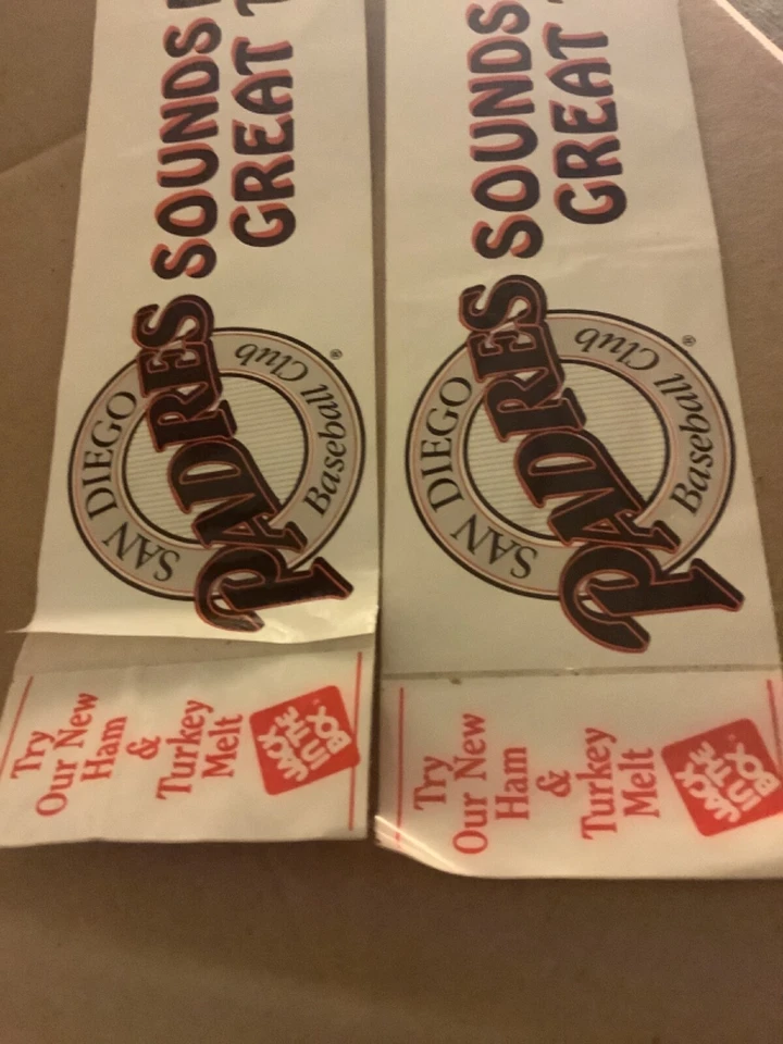 MLB San Diego Padres SOUNDS LIKE A GREAT TIME! Sticker,lot of two, as is - Image 4 of 4