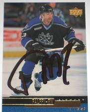 ZIGMUND PALFFY SIGNED UPPER DECK LOS ANGELES KINGS CARD AUTOGRAPH AUTO!!!