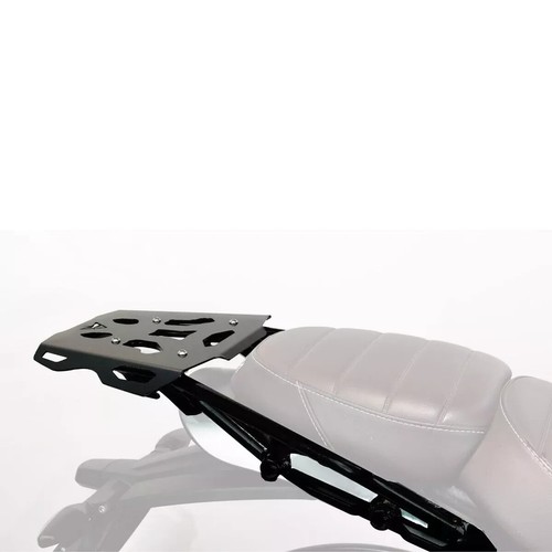 Fit For Triumph Scrambler 400X Top Rack with Rack Plate, Black - Picture 3 of 3