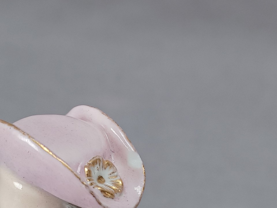 Mid 19th Century Meissen Hand Painted The Gallant Orchestra Lady Singer ...