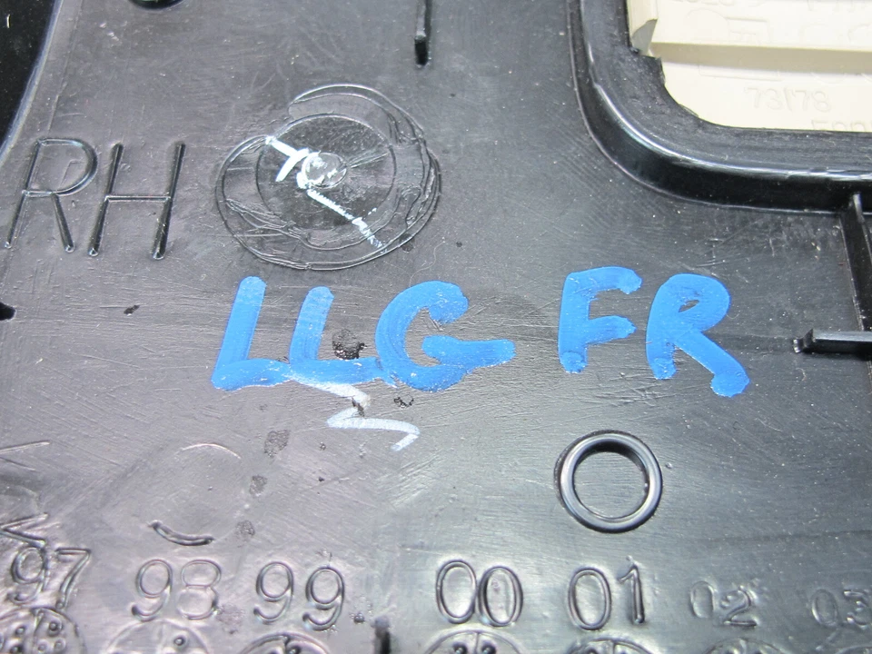 98-05 LEXUS GS400 GS430 GS300 SET OF 3 FRONT RIGHT SEAT TRIM COVER IVORY OEM - Image 2 of 4