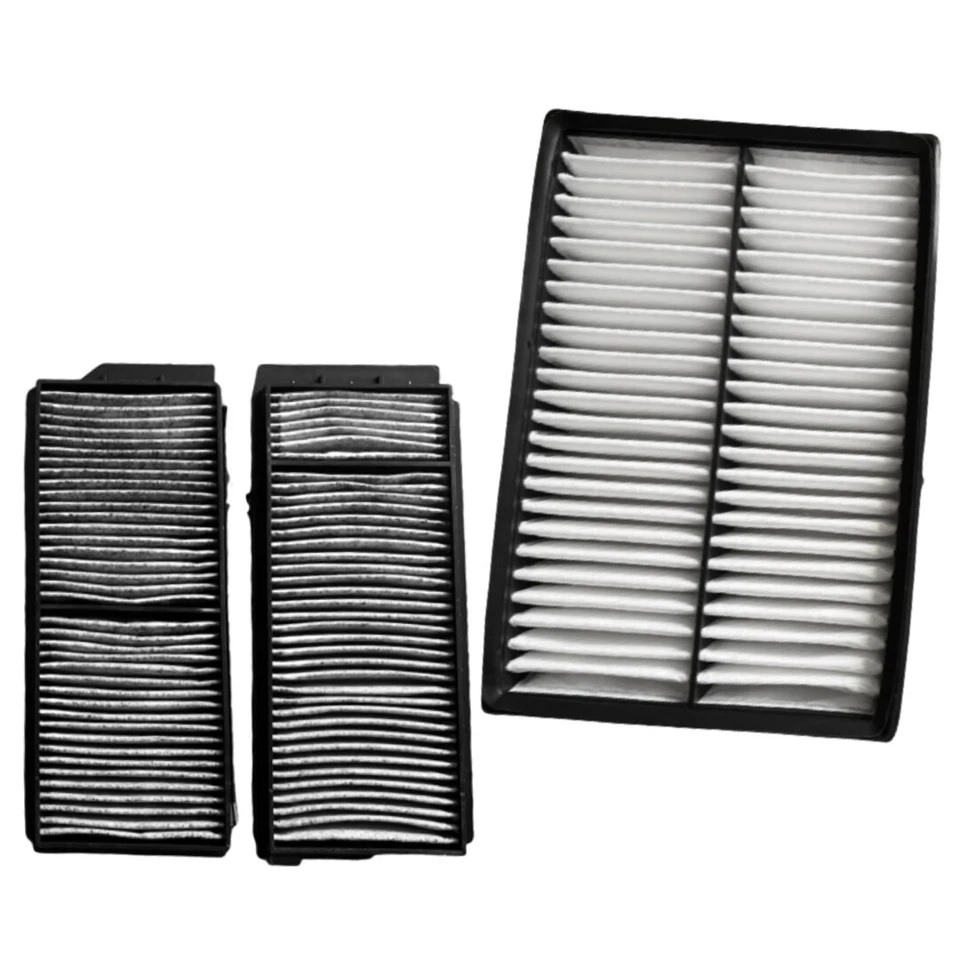 For 2004-09 Mazda3 2006-17 Mazda 5 Combo Set Engine & Carbon Cabin Air Filter Foto 4 de 4