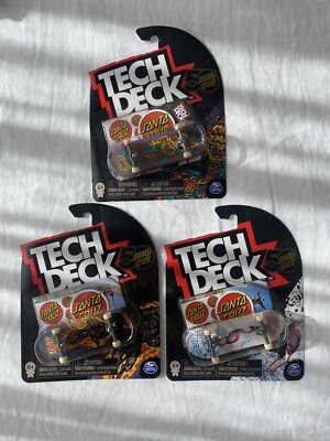 teck deck skateboard Santa Cruz X3. Panther, Dragon, Flamingo Limited Edition