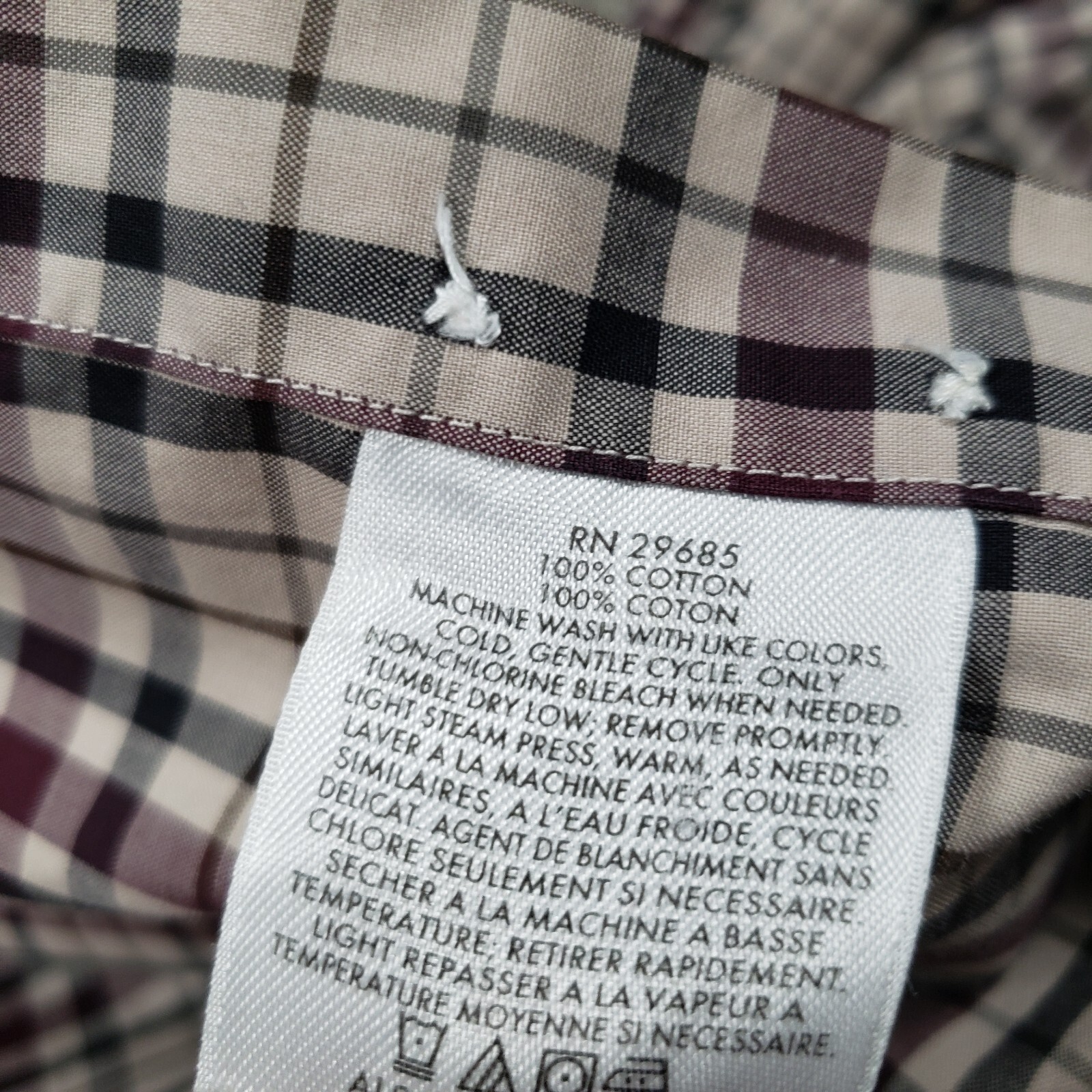 Pendleton Shirt Mens Medium Brown Button Down Met… - image 11