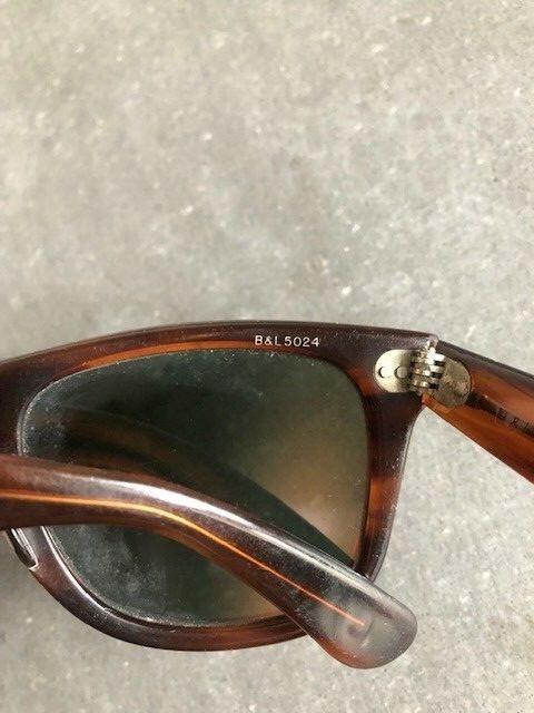◆◆RAY-BAN◆◆レイバン　 5024 　　WAYFARER　　　ＵＳＡ Vtg 60s 70s B&L 5024 Ray-Ban USA Wayfarer Mock Tortoise
