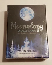 Moonology Oracle Cards - 44-Card Deck & Guidebook - Yasmin Boland Astronomy -NEW