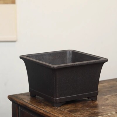 11.8in Chinese Antique Natural Zisha Planter, Collectible Artisan Craft Bonsai