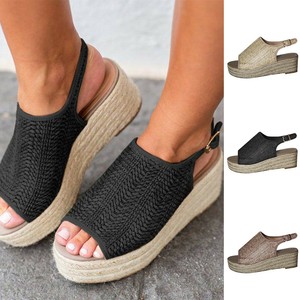 Womens-Ladies-Open-Toe-Buckle-Ankle-Strap-Sandals-Summer-Casual-Roman-Shoes-Size