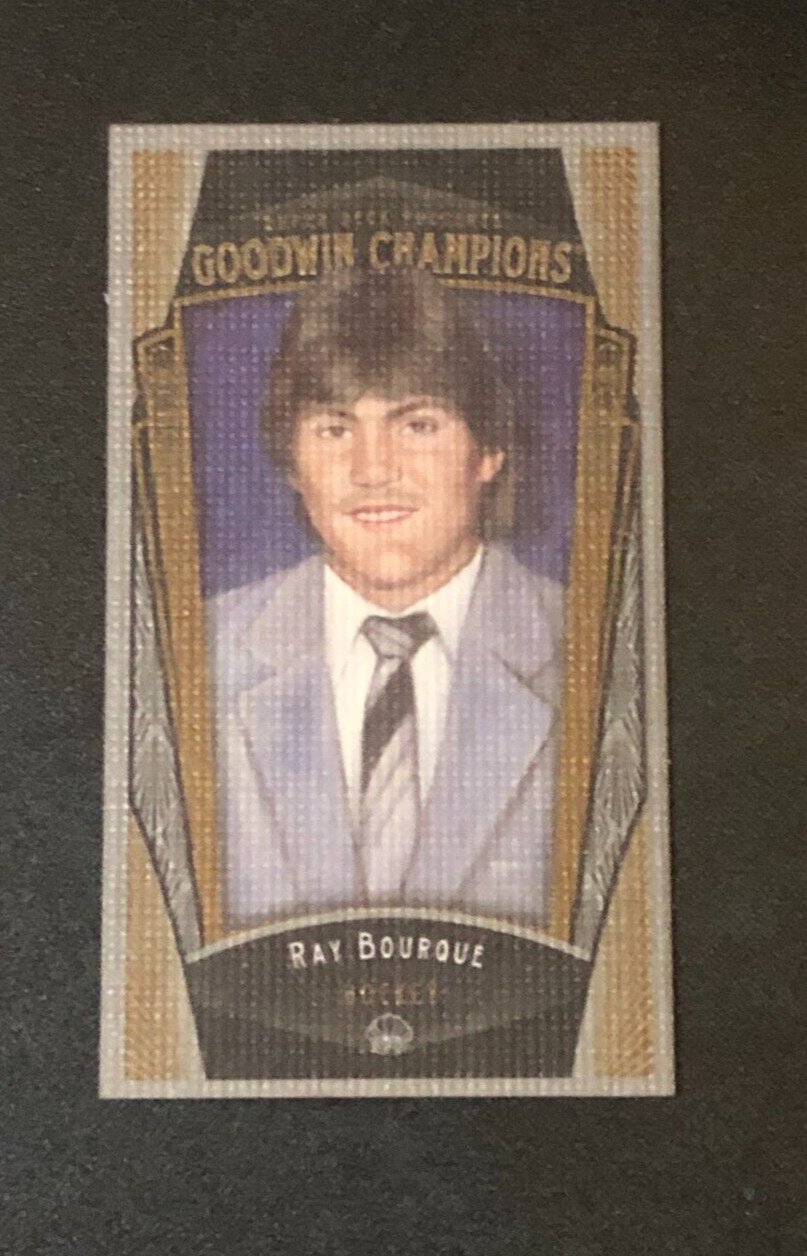 2015 Goodwin Champions RAY BOURQUE #31 Canvas Mini/99 BRUINS 🏒 Avalanche CANADA