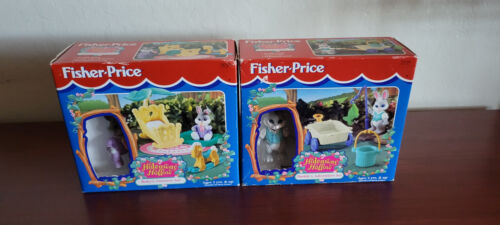Fisher-Price Hideaway Hollow Baby’s Nursery & Daddy's Adventure Set 1996 NIB!