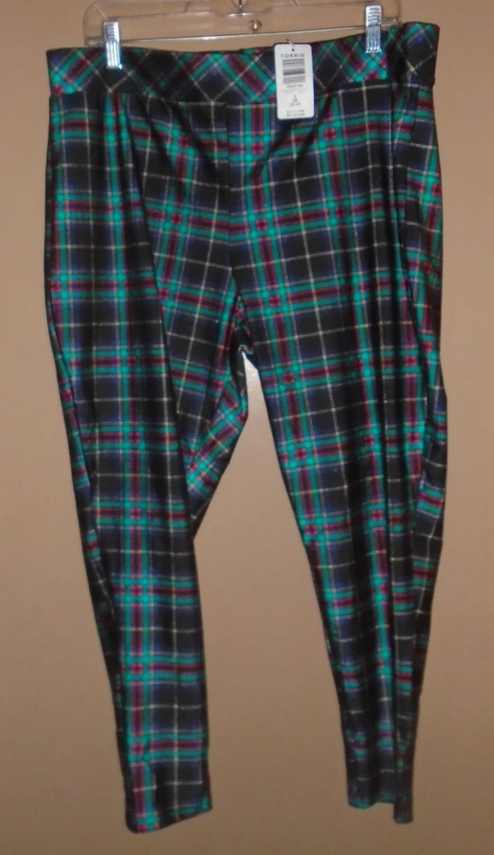 Lee Wrinkle Free Relaxed Fit Straight Leg Pant Pantalones, Cuadros Rockhill Negro/Blanco, 40 Largo Para Mujer