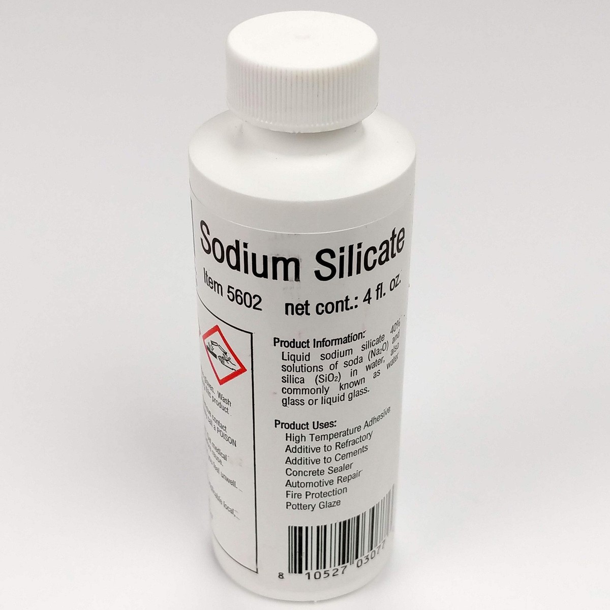 じゅん High Temperature Adhesive, 2000F Rated, Sodium Silicate, Water 4