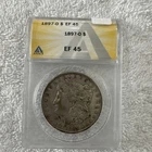 1897-O $1 Morgan Silver Dollar ANACS EF45 #