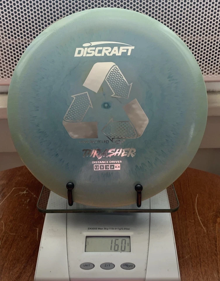 Discraft Discs ESP 100% recycled Teal Thrasher Lightweight 160 Grams - Image 3 of 4