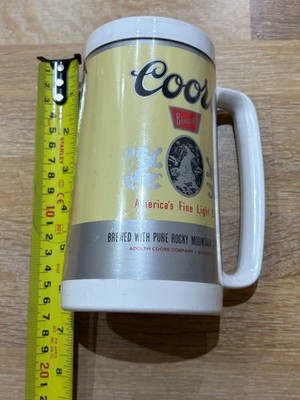 Vintage Coors Bankett Thermo-Servier Bierkrug USA groß isoliert Krug Barware