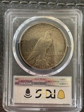 1921 peace dollar xf details Harshly Cleaned Pcgs