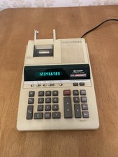 Sharp Compet CS-1630 Vintage Electronic Printing Calculator Working Order