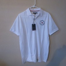 NWT Tommy Hilfiger Men's Regular Fit Badge Logo Solid Polo Shirt  SZ XL