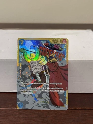 Sogeking OP03-122 SECRET RARE One Piece PILLARS OF STRENGTH English. NM