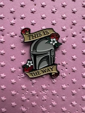 Disney Star Wars Mandalorian This Is The Way Tattoo Mystery Pin Salesone