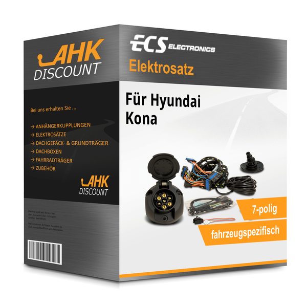 für Hyundai Kona 04.2023-Jetzt ECS E-Satz 7Polig Fahrzeugspezifisch Neuware-image