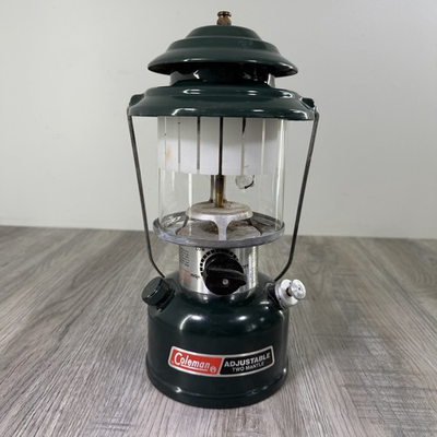 #ad #ad Coleman 288 Gas Lantern 2 Mantel Picket Fence Globe 1986 Camping Tested Works $39.99