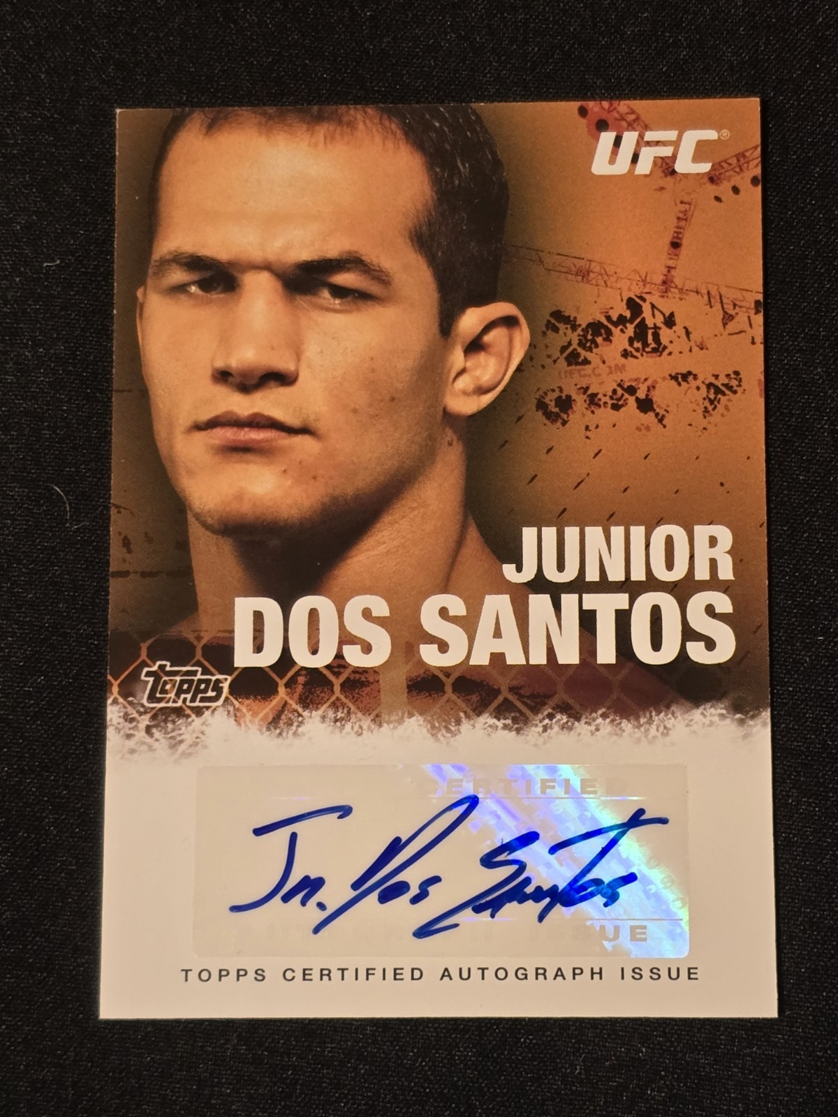 2010 Topps UFC Series 4 Fighter Autographs Junior Dos Santos #FA-JDS Auto