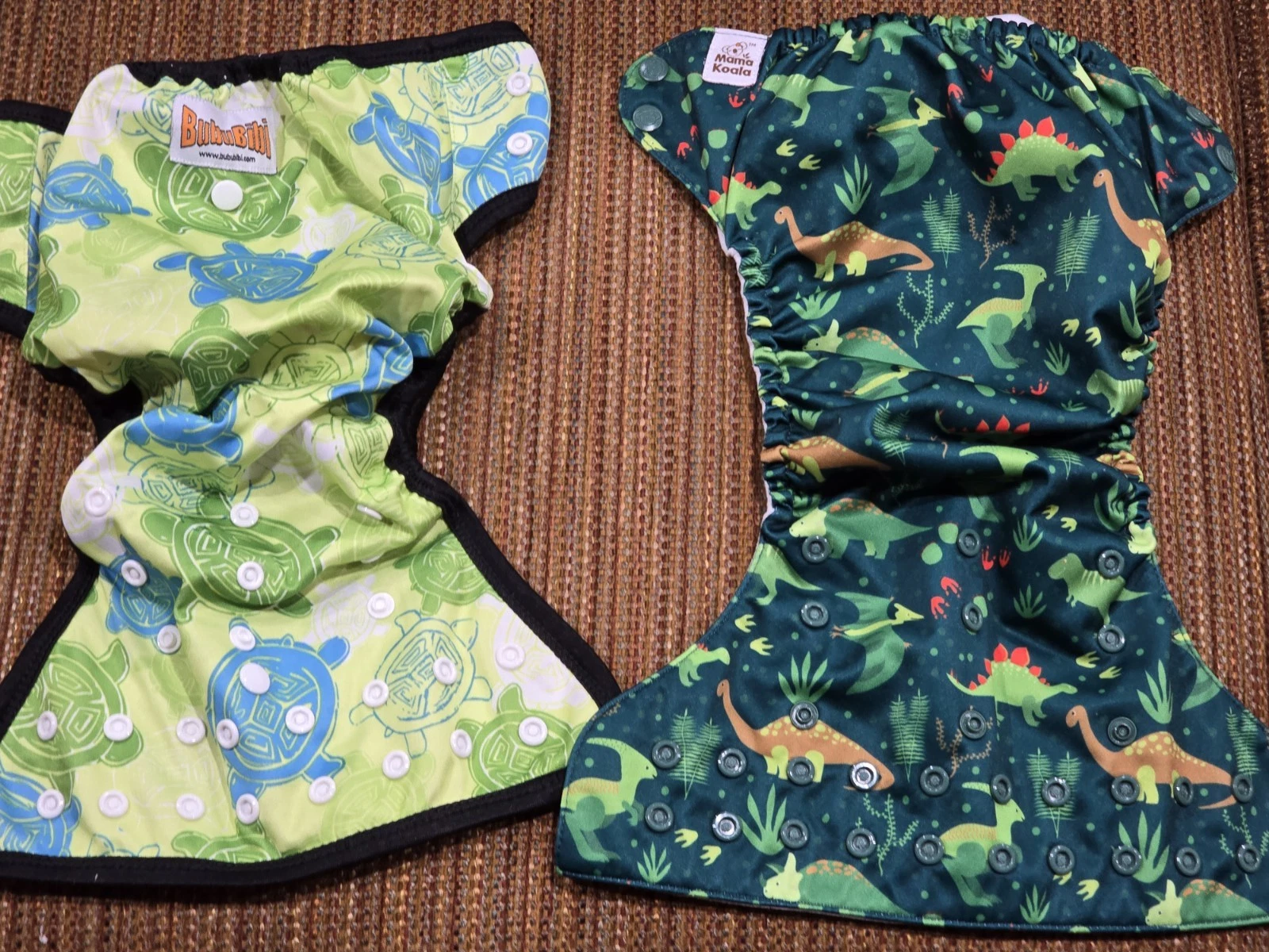 Bububibi Turtle & Mama Koala Dinosaur Diaper Covers