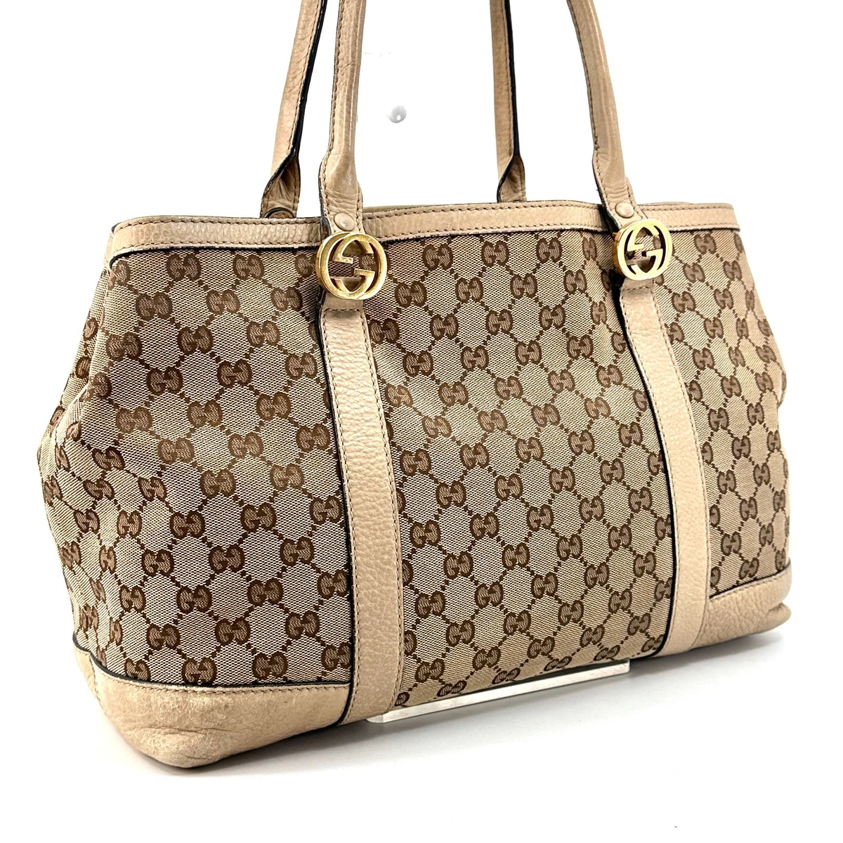 I*H様 【未使用】GUCCI GG Canvas Shoulder Bag Gucci Canvas Exterior Shoulder Bag Bags & Handbags for Women for