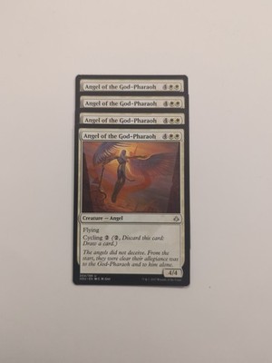 (4) Angel of the God-Pharaoh *PLAYSET* Hour of Devastation Regular NM MTG