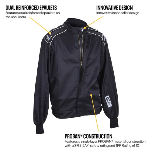 Speedway Motors Shiny Racing Jacket, SFI1-Rated - Afbeelding 2 van 6