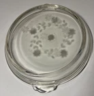 Vintage Pyrex 683-C-D-AA Clear Glass With Etched Flowers Casserole Dish Lid Only