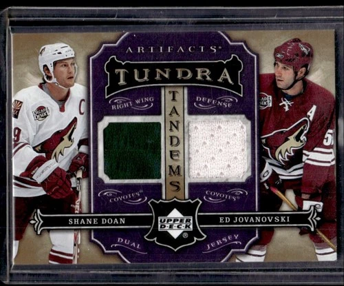 2007-08 Upper Deck Artifacts Tundra Tandems Ed Jovanovski/Shane Doan Jersey 2
