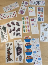 Mrs. Grossman's & Creative Memories Stickers Mixed Lot Full & Partial Sheets