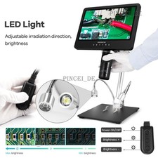 Andonstar AD249SM 10-inch UHD Screen Digital Microscope for Phone Repair Arts