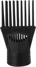 Black Hair Dryer Comb Attachment for Straightening and Detangling,
