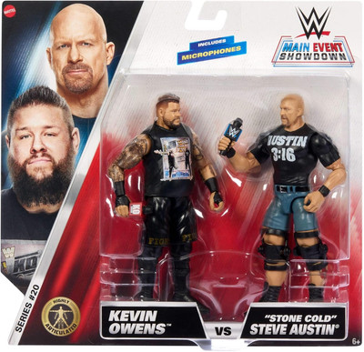 WWE Action Figur - Main Event Showdown Series #20 - Kevin Owens VS Stone Cold S