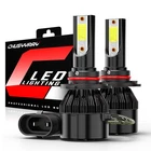 2X For Toyota Sienna 2004-2010 LED Headlight 9006 Bright White Low Beam Bulbs