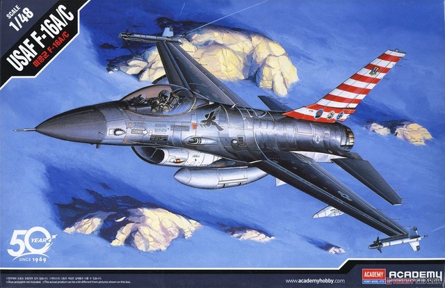 Academy 12259 1/48 F-16A/C Fighting Falcon
