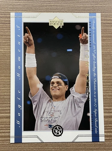 Tom Brady 2003 Upper Deck UD Superstars Magic Moments #MM13 - Picture 1 of 2