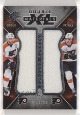 2018 SPx Double XL Duos Materials Tier 1 16/199 Claude Giroux Nolan Patrick 8s6
