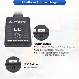 Apexneer BlueRetro Wireless Controller Adapter for SEGA Dreamcast DC