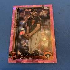2025 Topps Update Series - Ryan Walker #US179 Pink Diamante Foil