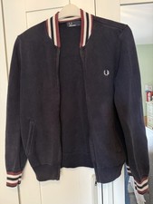 Men’s Fred Perry Zip Up Knit Jumper Thick