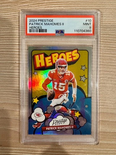 2024 Panini Prestige - Heroes Patrick Mahomes II #10-PSA MINT 9